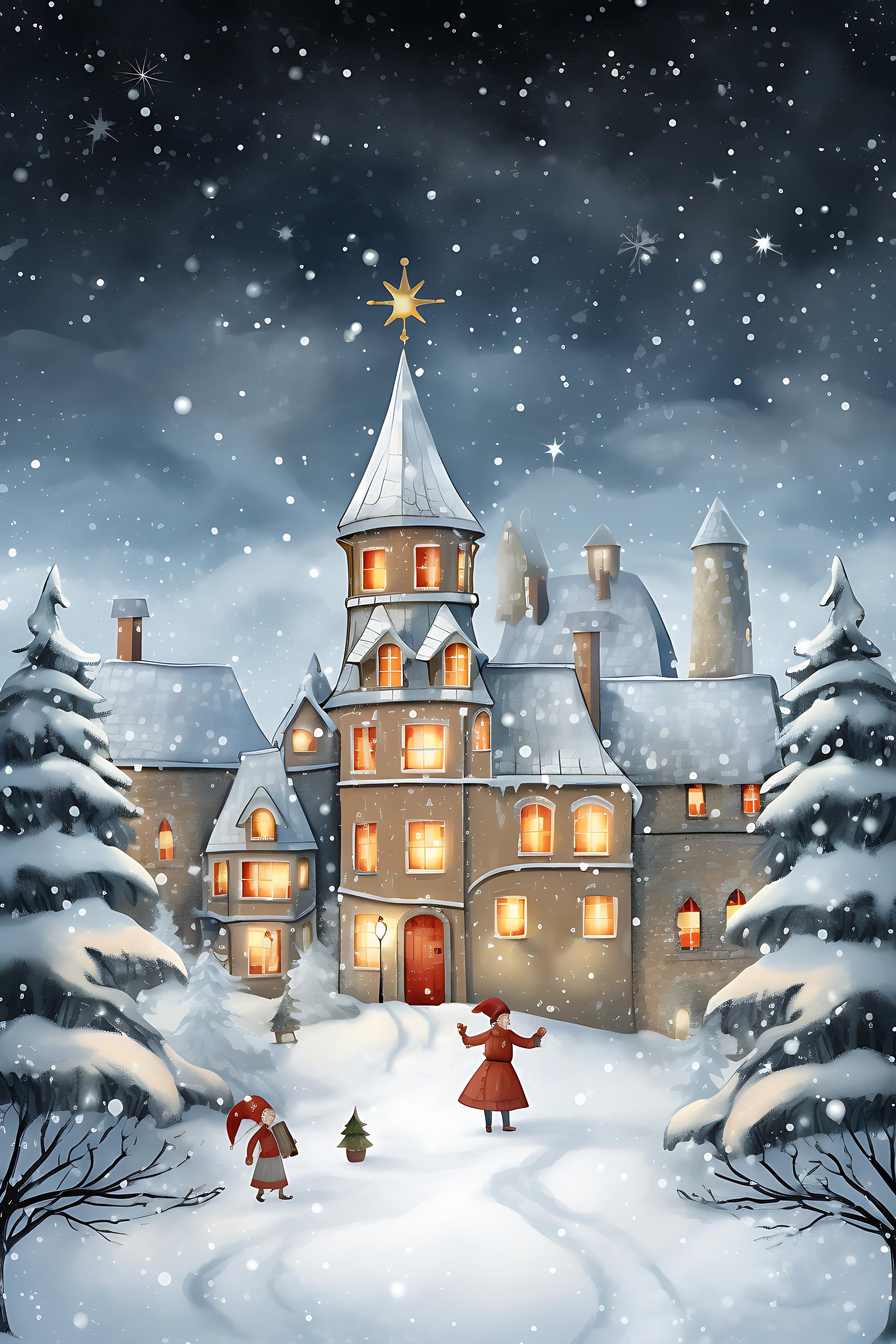 Enchanted Winter Manor
