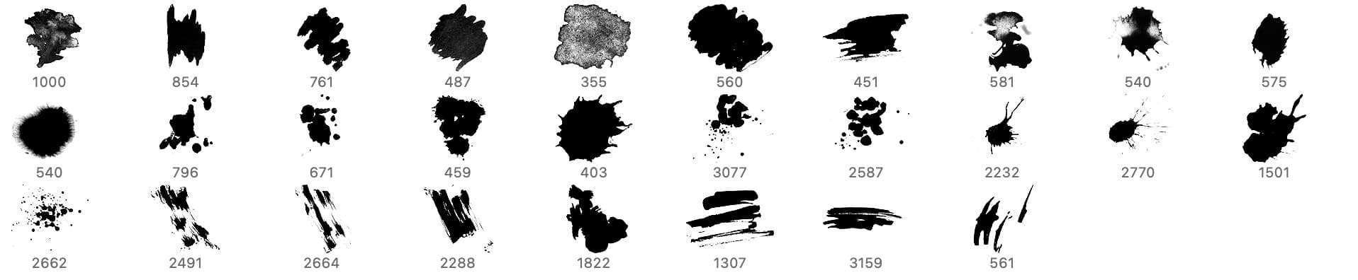 28 Ink Brushes - Schematic