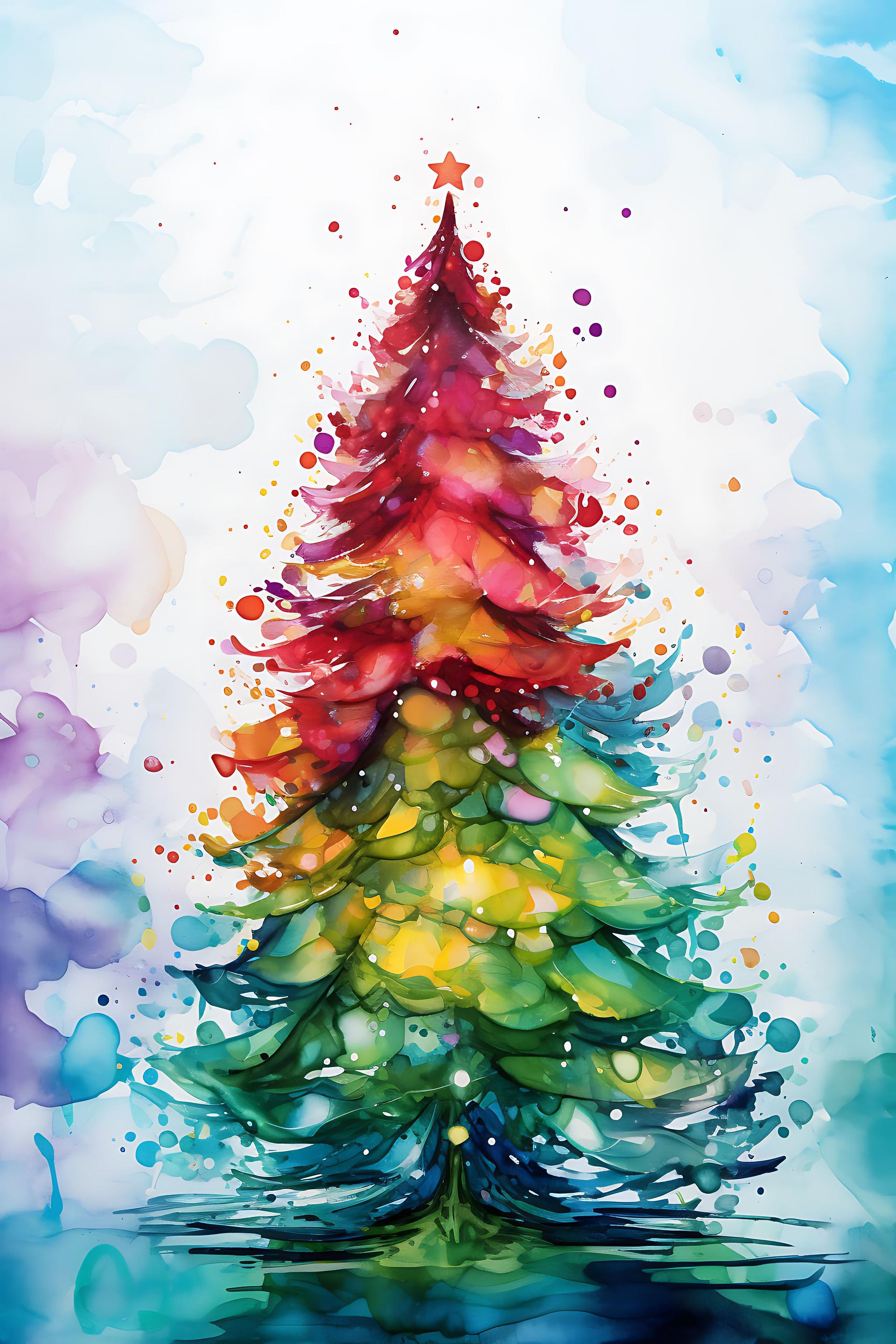 Watercolor Christmas Essence