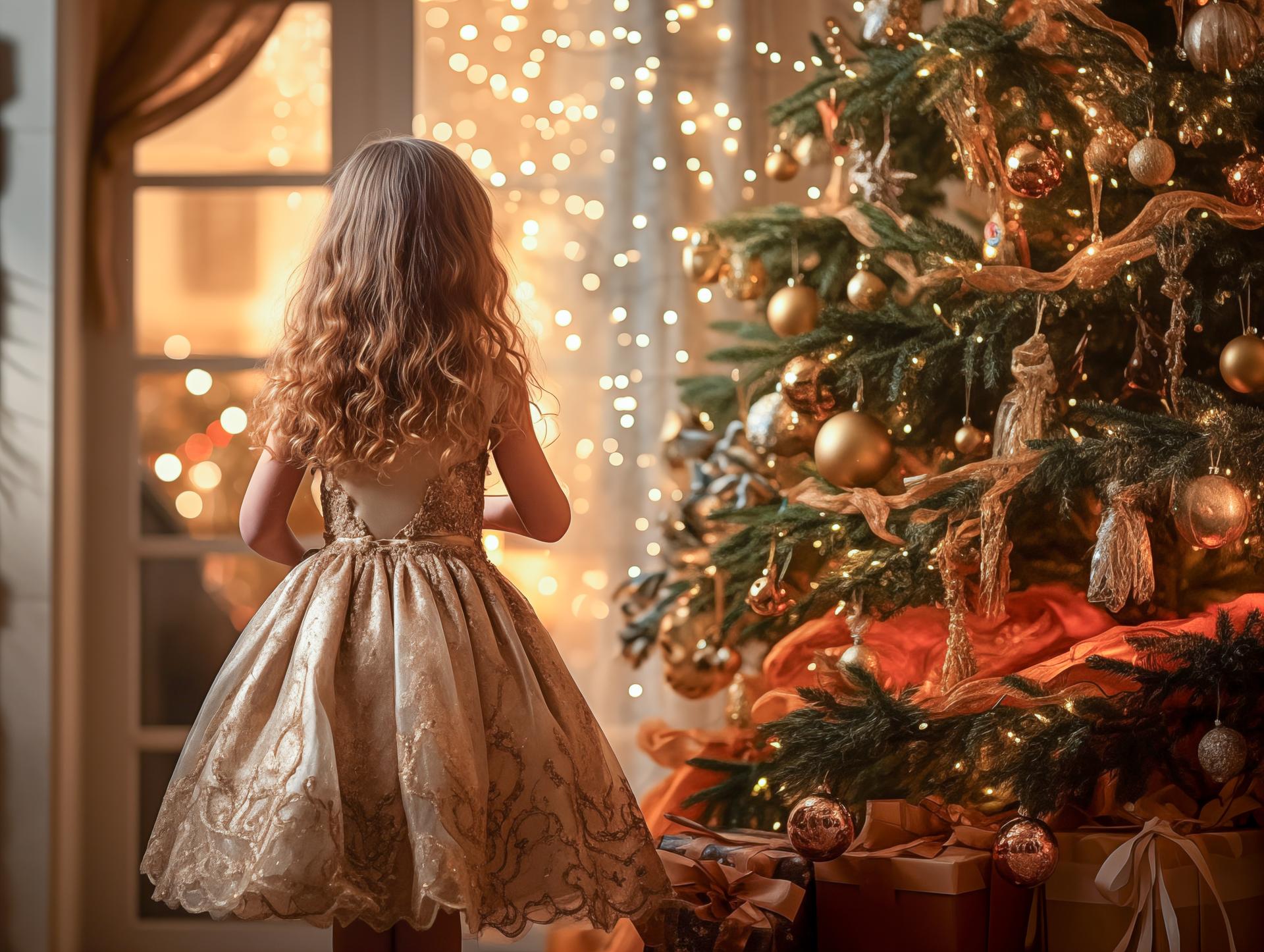 Holiday Whispers in Golden Light