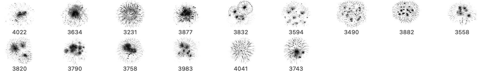 Fireworks Photoshop Brushes - Schematic