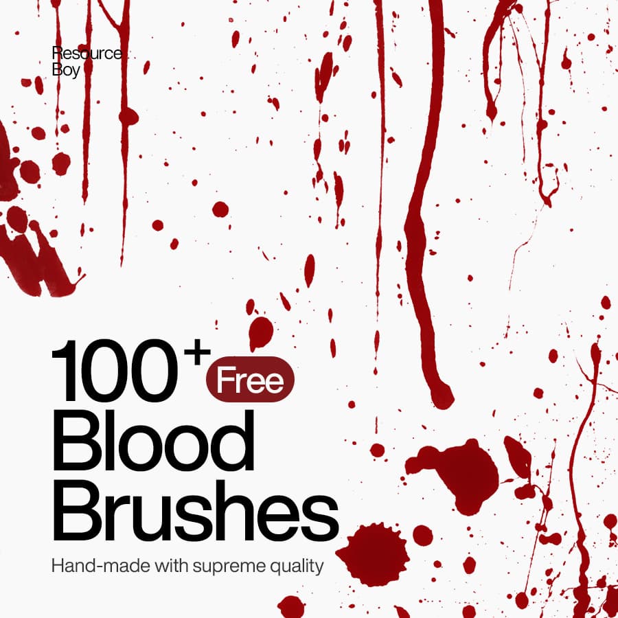 100+ Blood Photoshop Brushes