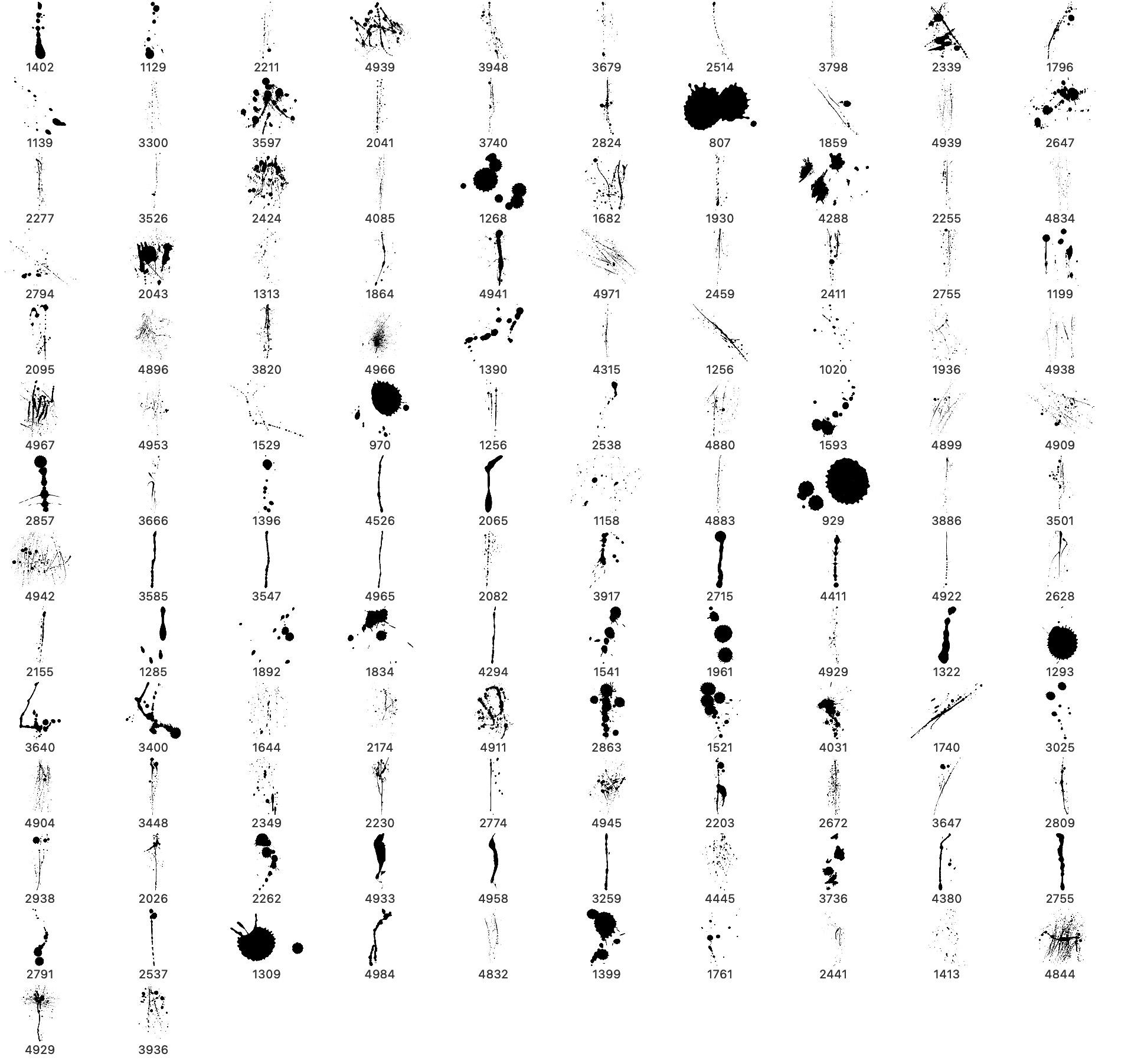 100+ Blood Photoshop Brushes - Schematic