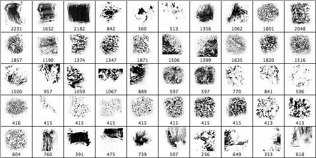 50 Texture Brushes - Schematic