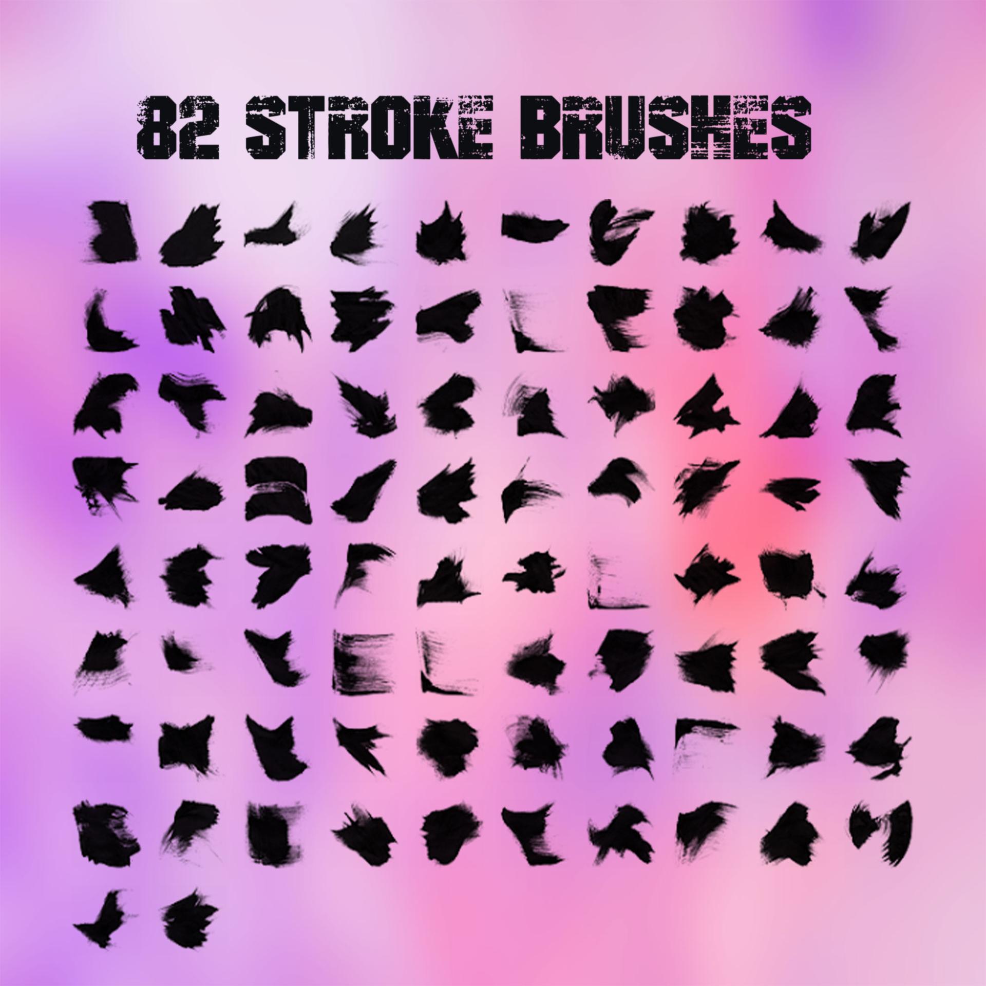 Sumi Strokes Photoshop Brushes