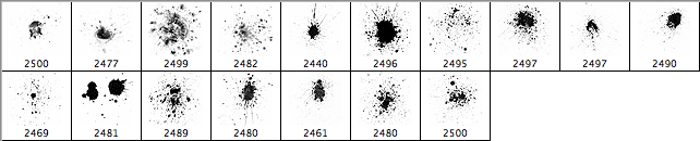 Hi-Res Splatter PS Brush Set - Schematic