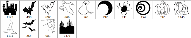 Halloween Brush Pack - Schematic