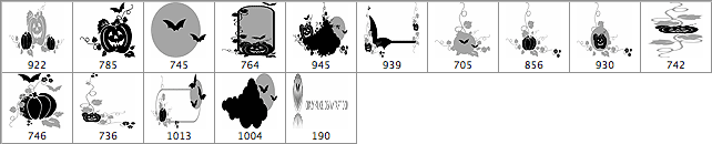 14 Free Halloween Brushes - Schematic