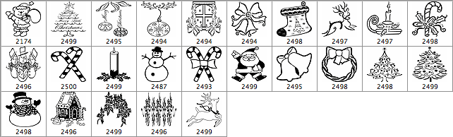 Lovely Christmas Brushes - Schematic