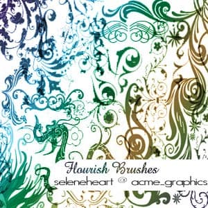 flourishes brushes