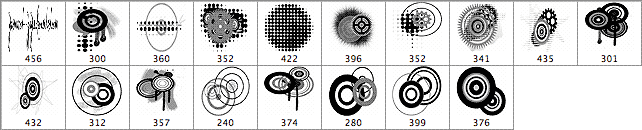Halftone Brushes Pack 2 - Schematic