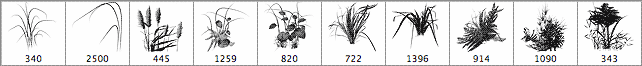 Grass and Plant Brushes - Schematic