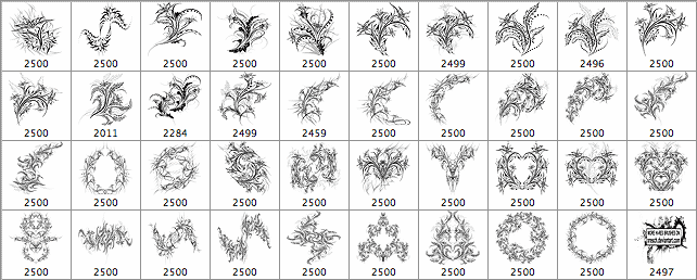 39 Free Ornament Brushes - Schematic