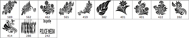 Floral Mix PS Brushes - Schematic