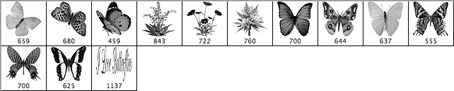 Butterfly and Flower Brushes - Schematic