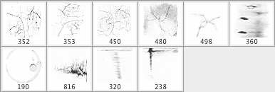 Cracks Textures Photoshop Brushes - Schematic