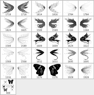 Fairy Wings Brushes - Schematic