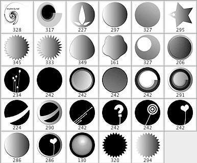 Badges Brush set - Schematic