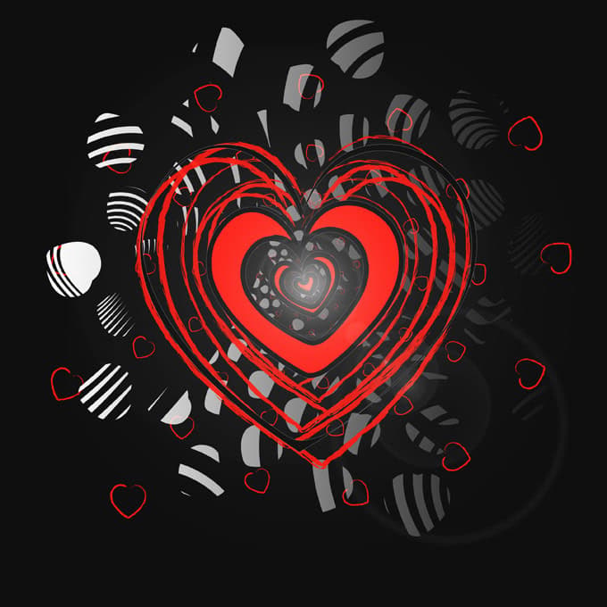 Hearts by myPhotoshopBrushes.com
