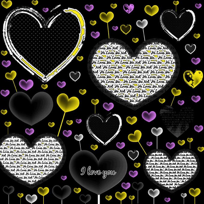 Love Brushes by myPhotoshopBrushes.com
