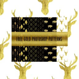 8 Gold Patterns - Free PAT Download | MyPhotoshopBrushes