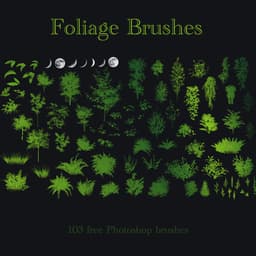 103 Free Foliage Brushes - Free ABR Download | MyPhotoshopBrushes