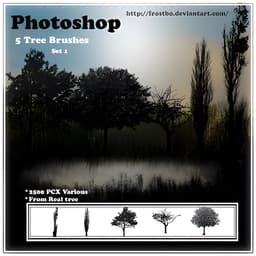 20 Free Tree Brushes - Free ABR Download | MyPhotoshopBrushes