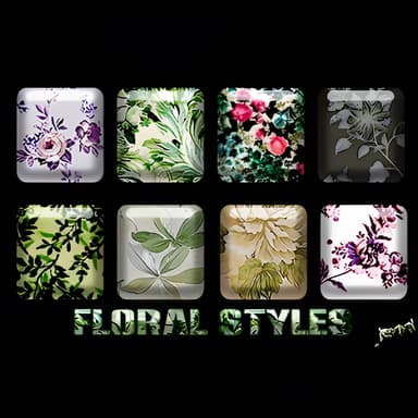 Flor Style Floral styles - Free ASL Download | MyPhotoshopBrushes