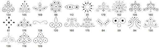 Brogue Pattern Brushes - Free ABR Download | MyPhotoshopBrushes