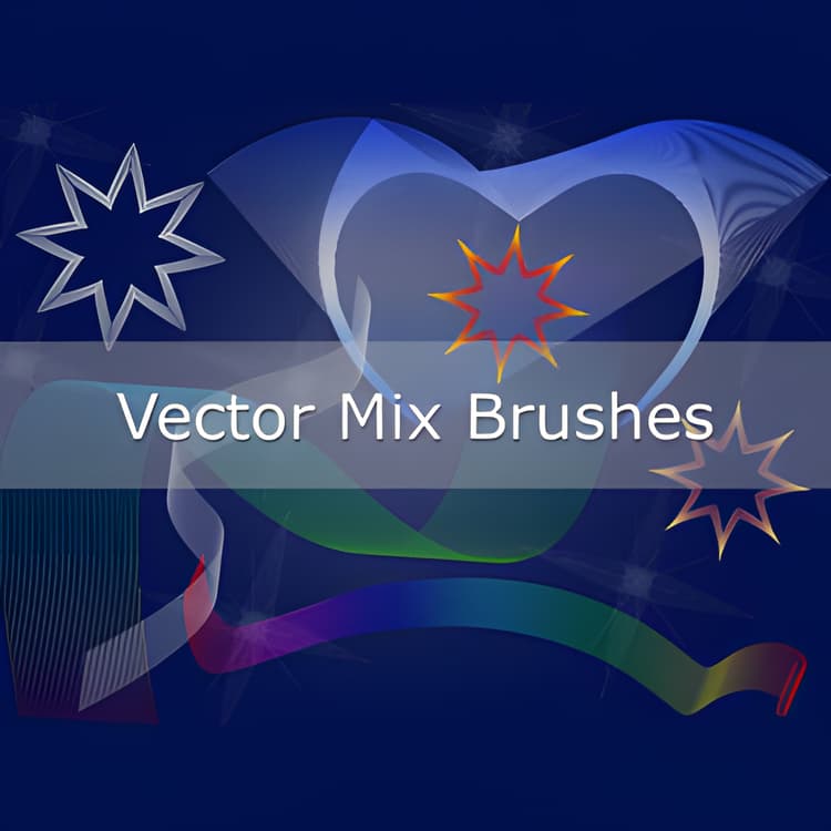 Vector Abstract Brush Pack - Free ABR Download | MyPhotoshopBrushes