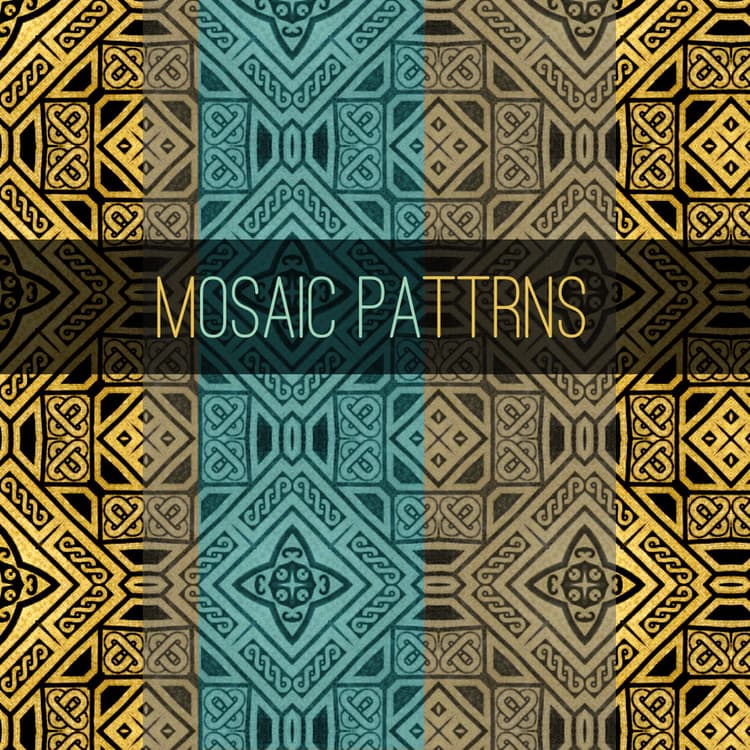 Mossic Pattern Mosaic Patterns - Free PAT Download | MyPhotoshopBrushes