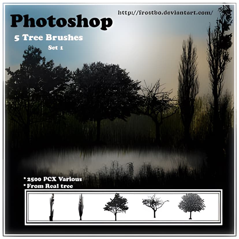 20 Free Tree Brushes - Free ABR Download | MyPhotoshopBrushes