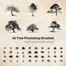 20 Free Tree Brushes - Free ABR Download | MyPhotoshopBrushes