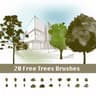 40 Tree Photoshop Brushes - Free ABR Download | MyPhotoshopBrushes